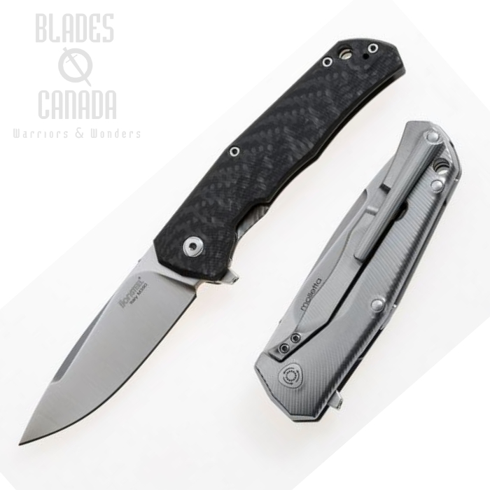 Lion Steel T.R.E. Exchange Flipper Framelock Knife, M390, Titanium/Carbon Fiber TRE FC